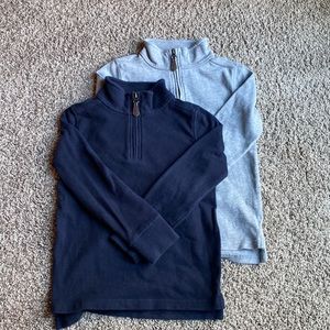 2 Crewcuts Quarter Zip Tops